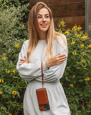 Multi-slots crossbody wallet case