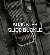 CRAFTMEMORE 1 Inch Metal Ladder Lock Tri-Glide Tension Lock Slide Buckle for Adjustable Backpack ...