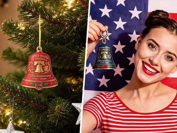 250 anniversary usa ornament