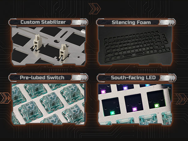 Hot Swappable Magnetic Switch Keyboard