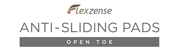 FLEXZENSE ANTI-SLIDING PADS OPEN TOE Banner