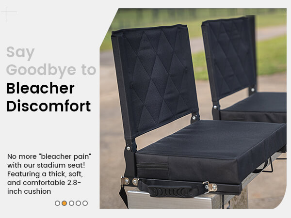bleacher chairs
