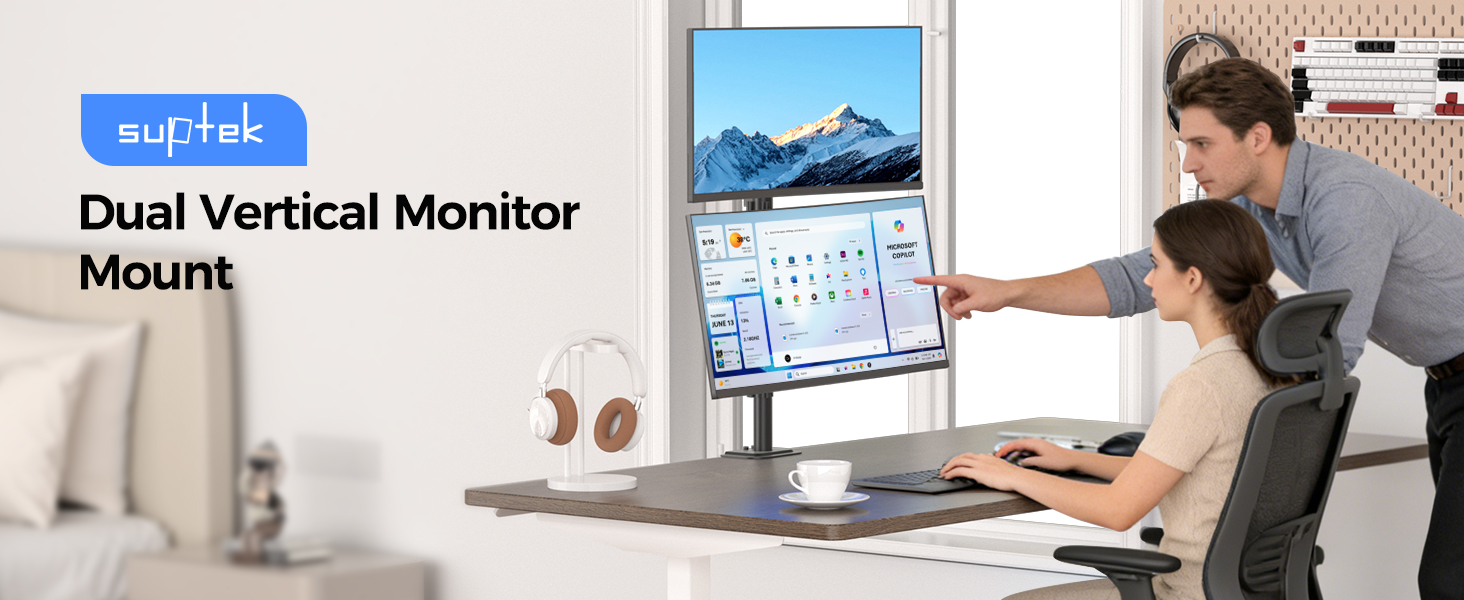 dual monitor stand dual monitor mount