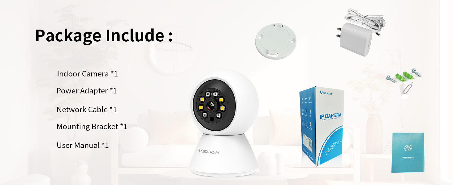 indoor camera with monitor