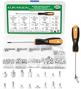 M.2 Screw Kit, 633PCS NVMe Screw M.2 SSD Mounting Kit-M2 M2.5 M3 Carbon Steel Laptop Notebook Com...