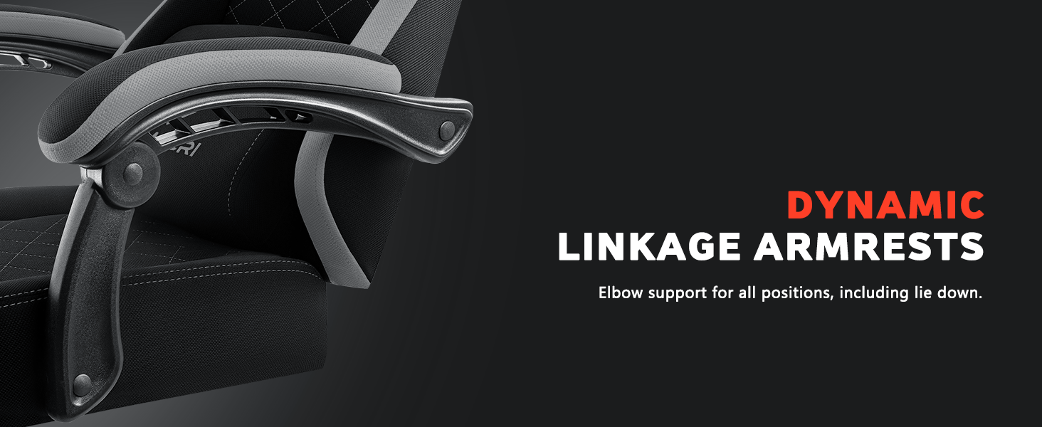 linkage armrest gaming chair