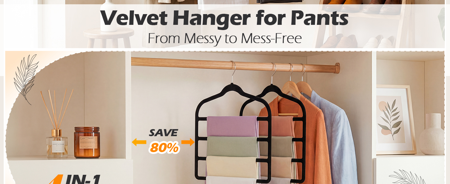 velvet pants hanger