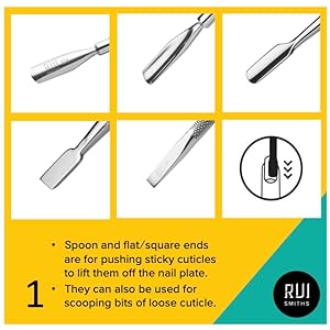 Different types of pusher ends