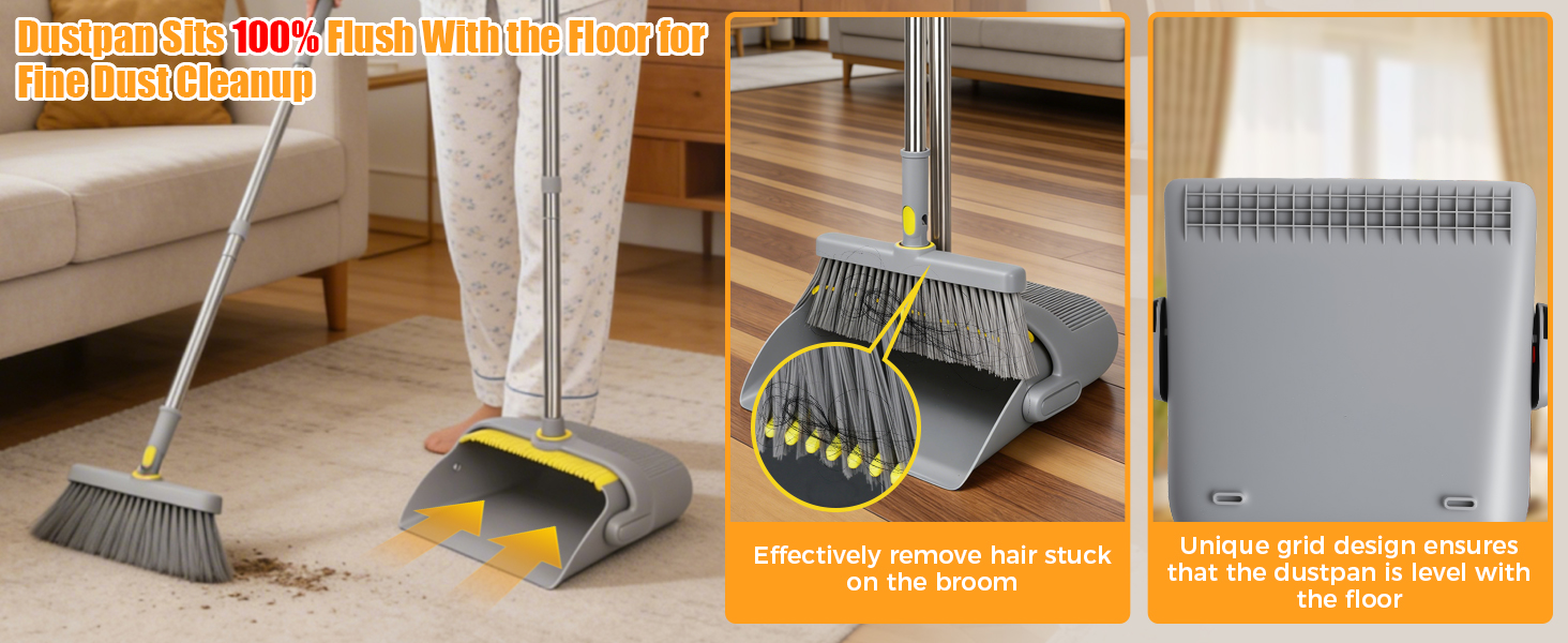broom and dustpan set