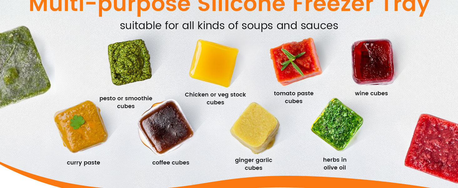 silicone freezer tray