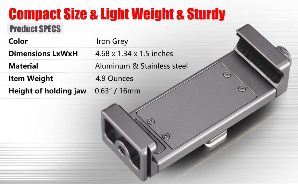 Compact Size &amp; Light Weight &amp; Sturdy