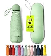 Baraida Mini Umbrella: Compact, Lightweight &amp; Portable 3-in-1 Travel Umbrella for Sun and Rain - ...
