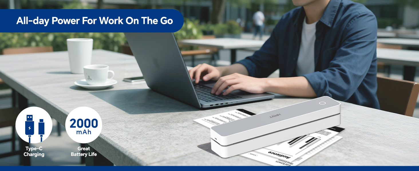 Portable Printer Wireless for Travel