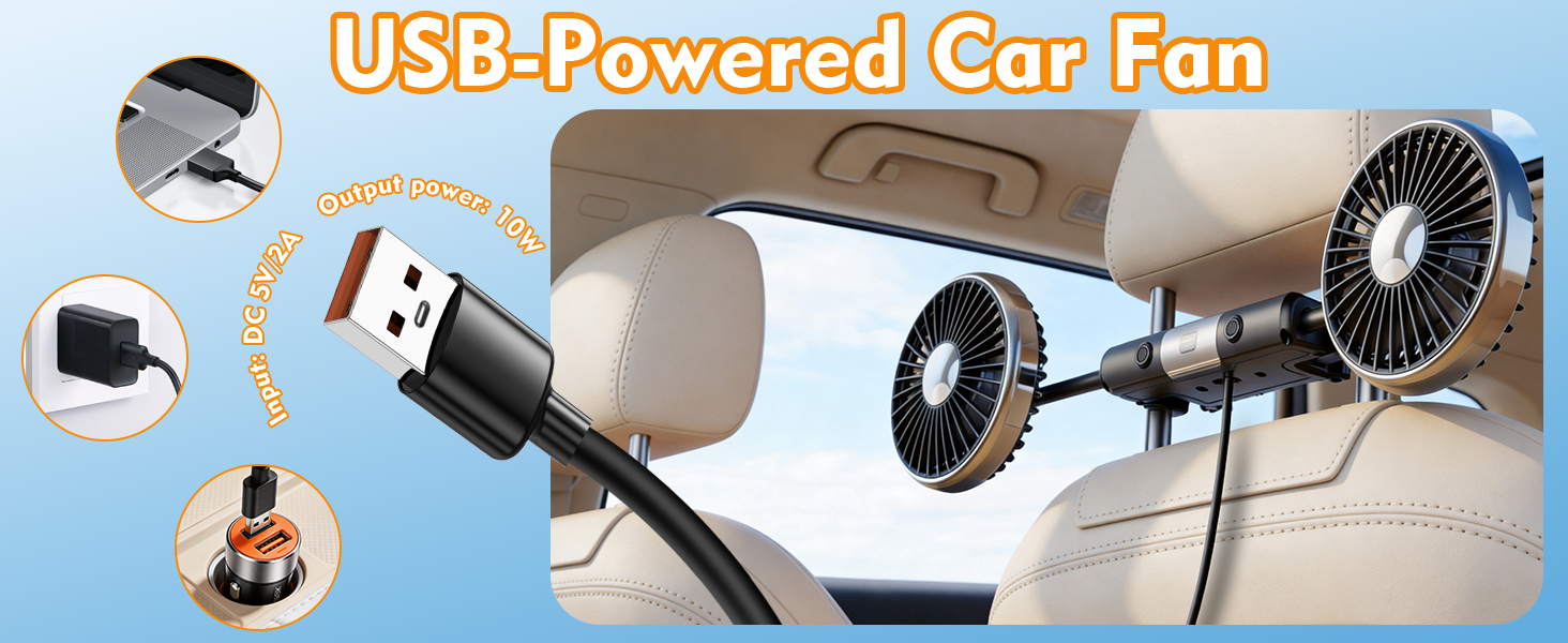 dual fan for car