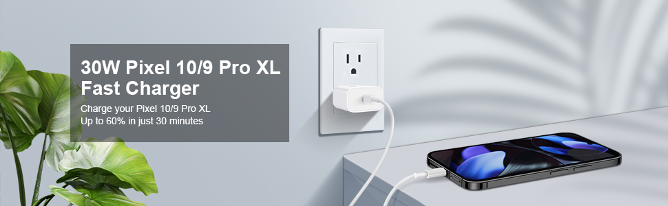 30W Pixel 10 fast charger