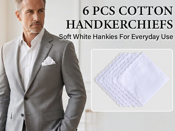 white handkerchief