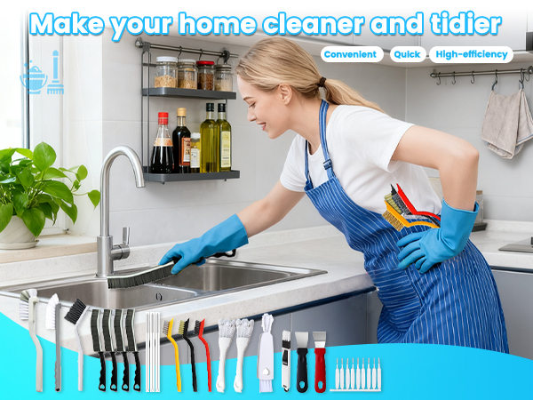 Crevice Cleaning Brush Set