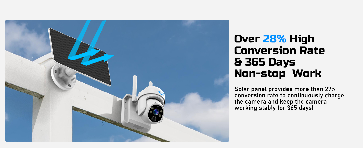 solar powered security camera