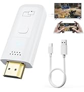 Wireless HDMI Display Dongle Adapter 1080P, Screen Mirroring Adapter/Extender for iOS/Android/Win...