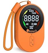 Neoteck Portable 2 in 1 CO2 Detector 700mAh Rechargeable Carbon Dioxide Meter Detects CO2 and TVO...