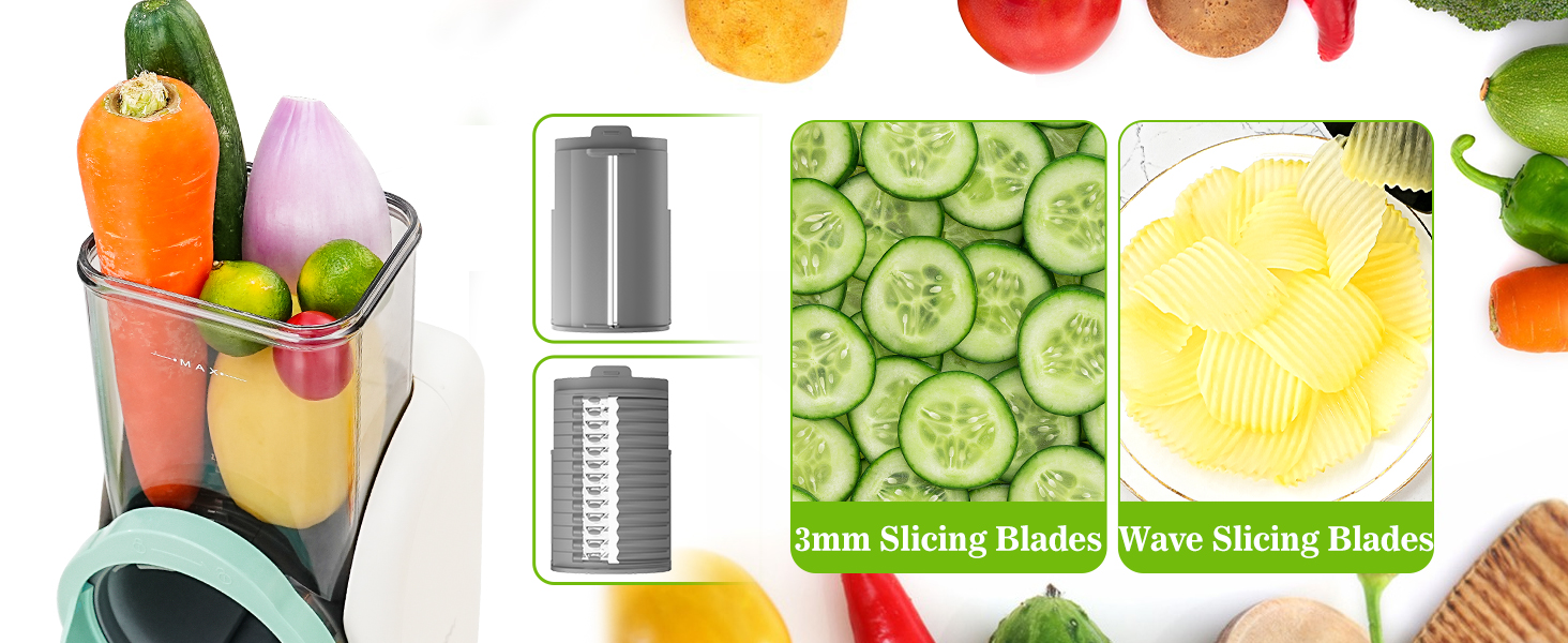 Various blade sizes
