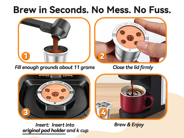 k cup reusable coffee pods