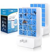 Novel Double-Sided Fruit Fly Traps for Indoors, Plug-in UV Indoor Fly Trap | Gnat Killer Bug Catc...