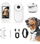 Thumb Body Cam 1080P HD Video Recorder Pet Camera Collar with Wireless Charging Dock – Mini Actio...