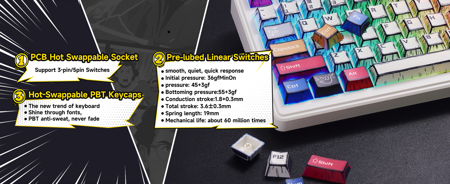 bluetooth custom keyboard