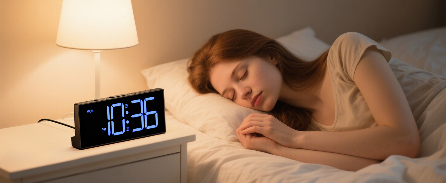 alarm clock with usb ports