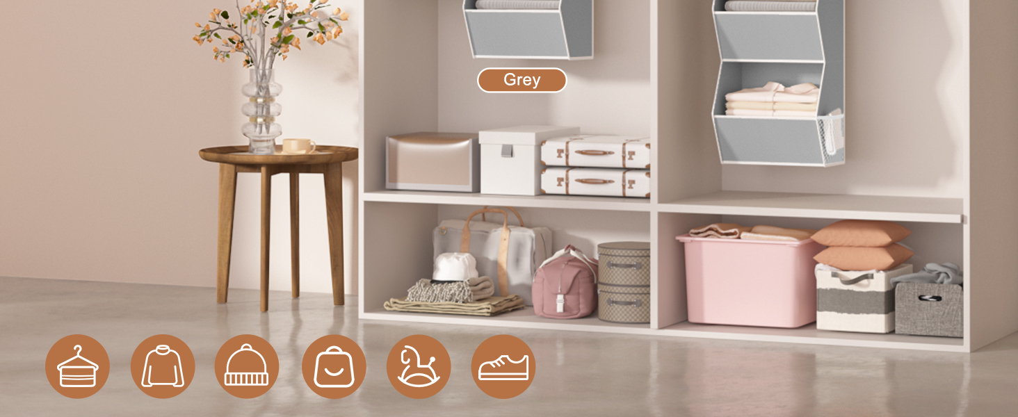 hanging closet organizer