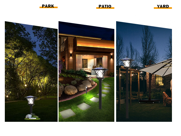 Solar lamp post lights not only brighten up your outdoor space, they also add a beautiful ambiance