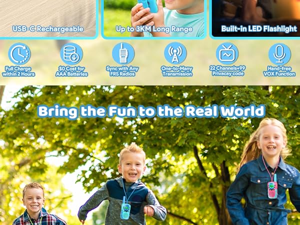 walkie talkies rechargeable