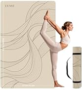 Large Yoga Mat (75.5"x47.6"x0.4")Extra Wide &amp; Thick 10mm, Non-Slip Exercise Mat, High-Density TPE...