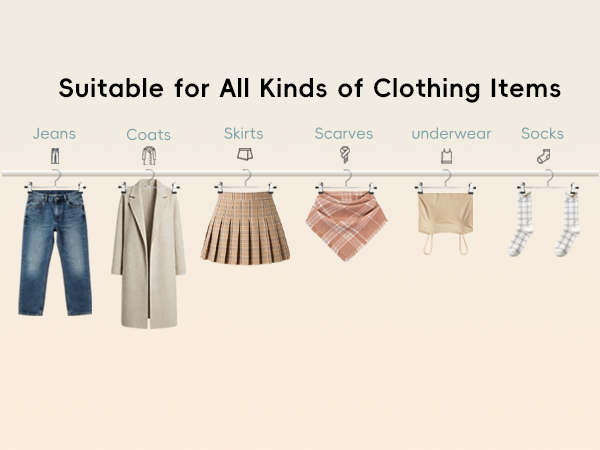 Suitable for All Kinds of Clothing Items: Jeans Coats Skirts Scarves underwear Socks 