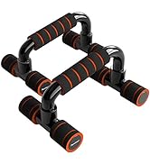READAEER Push Up Bars Gym Exercise Equipment Fitness 1 Pair Pushup Handles with Cushioned Foam Gr...