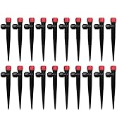 Red Drip Stream Emitter (20 pcs), Suitable for Irrigation Systems