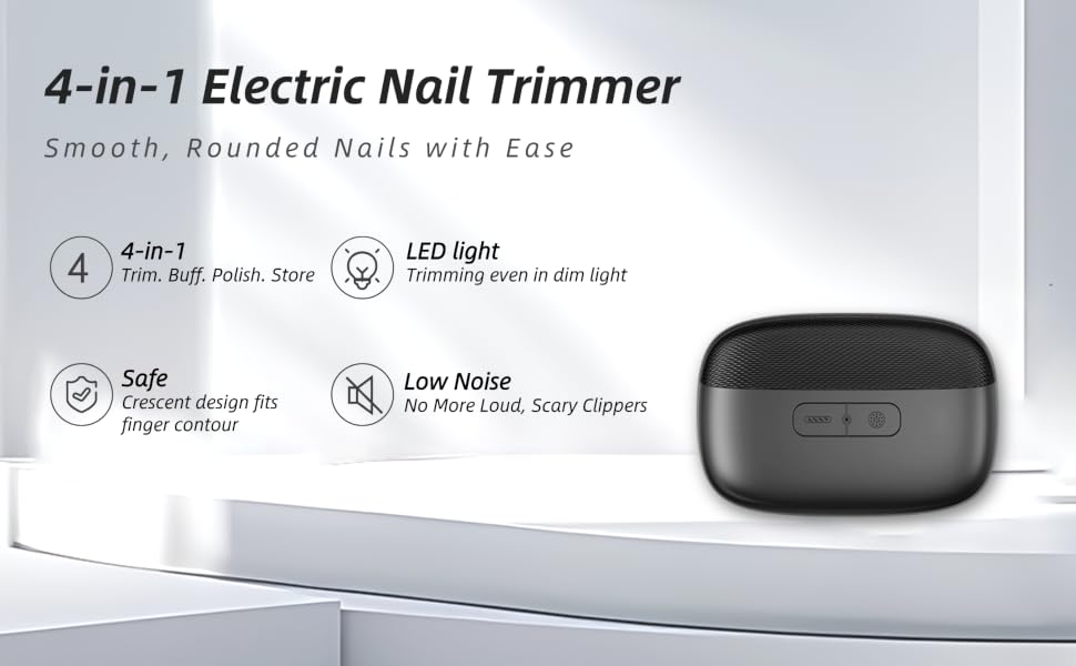 4-in-1 Electric Nail Trimmer