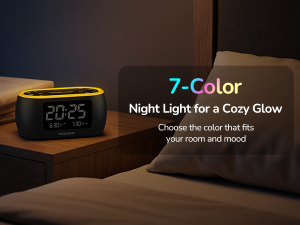 7 Color Night Light for a Cozy Glow