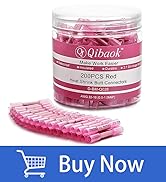 200 PCS Heat Shrink Butt Connectors Qibaok Waterproof Insulated Electrical Crimp Wire Connectors ...