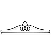G128 Garden Flag Wall Hanger, Black Wrought Iron Small Flag Hanger, Heavy Duty Garden Flag Holder...