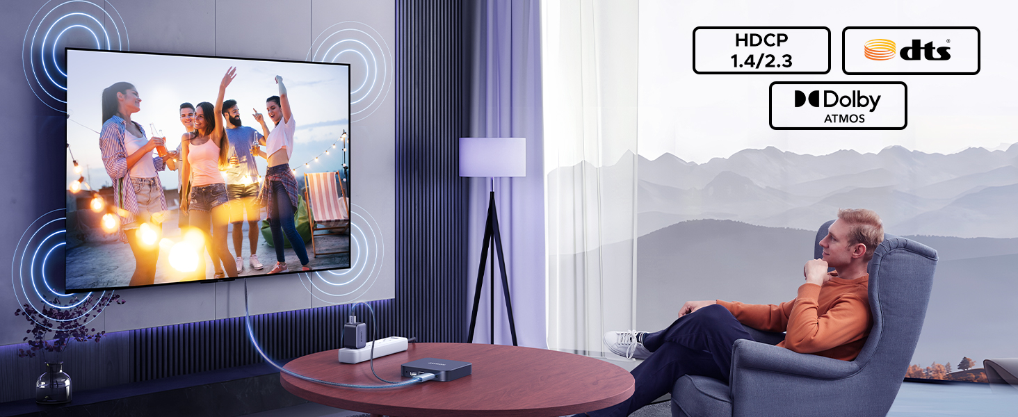 Unidirectional HDMI to DP cable