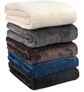 Bulk Throw Blankets 24 Pack for Wedding Favors, Guests - Chenille Throw Blankets for Bed, Couches...