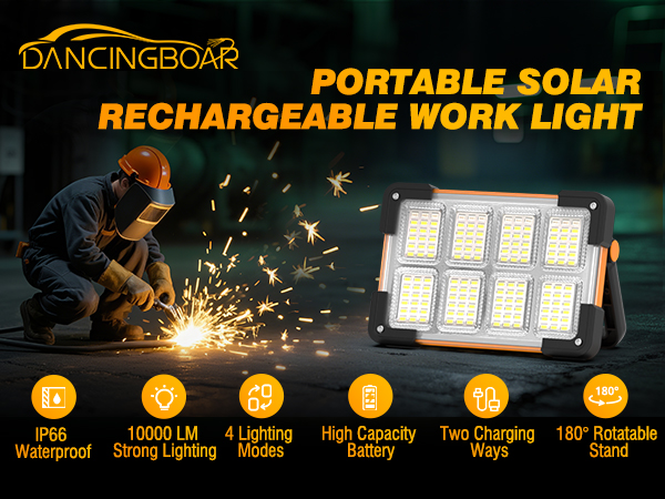 solar work light