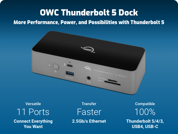 OWC Thunderbolt 5 Dock
