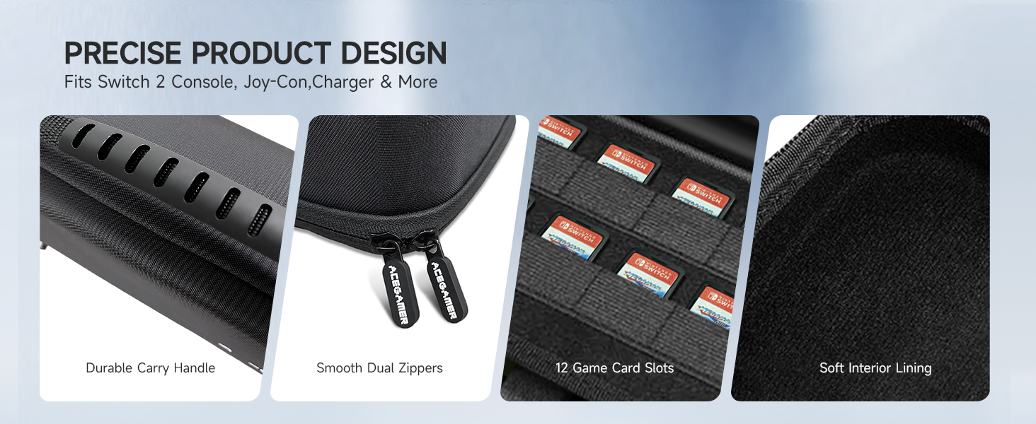 AceGamer Carrying Case for Nintendo Switch 2