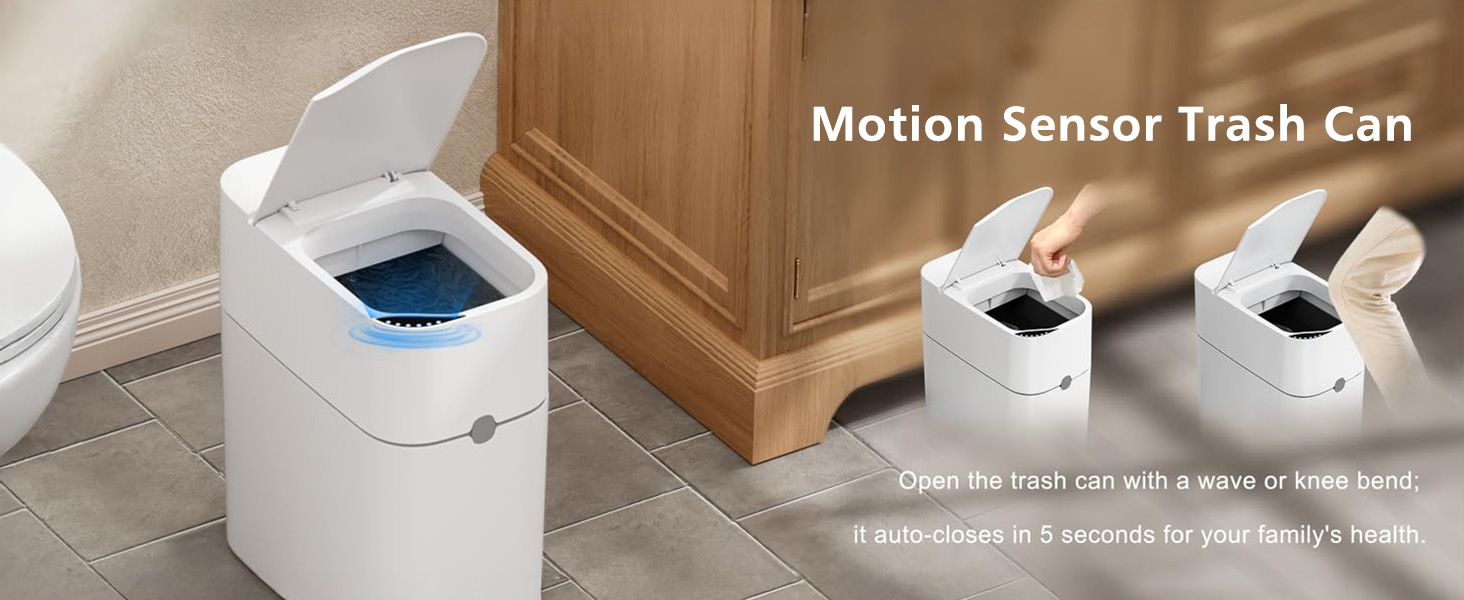 Motion Sensor Trash Can
