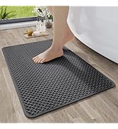 YDKGL Bathroom Rugs Non Slip, Super Absorbent Quick Dry Bath Mats for Bathroom, Foam Weave Textur...