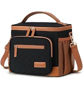 CAMTOP Insulated Lunch Box for Women Men 11L Leakproof Cooler Lunch Bag with 6 Pockets, Waterproo...