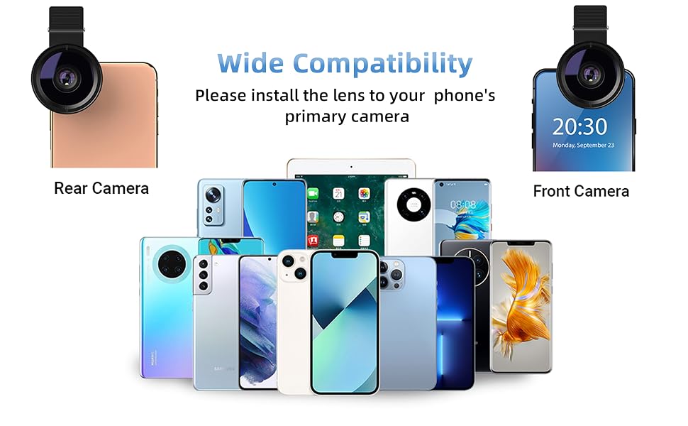 52mm Clip-on CPL Phone Camera Lens Filter Kit